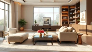 Explora la elegancia de luxury12 en un salón moderno y acogedor.