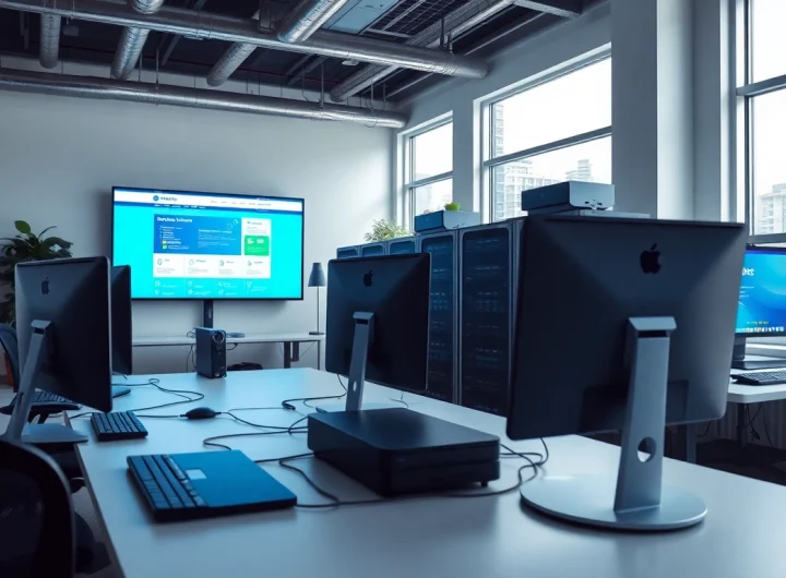 Maximize your online potential with Bluehost, showcasing a professional web hosting environment.