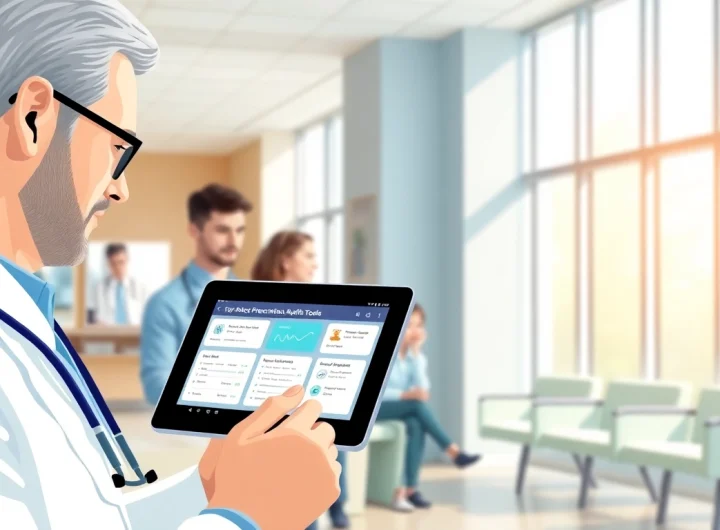 Showcase of top rated prescription applications being used in a modern healthcare setting.